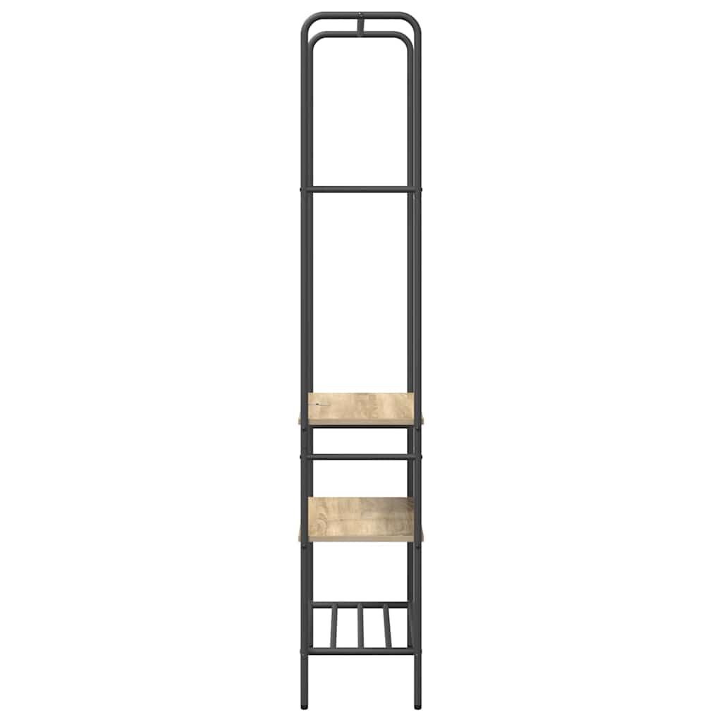 vidaXL Clothes Rack Sonoma Oak 60 x 30 x 171 cm Engineered Wood 6