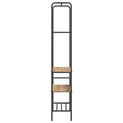 vidaXL Clothes Rack Artisan Oak 60 x 30 x 171 cm Engineered Wood 6