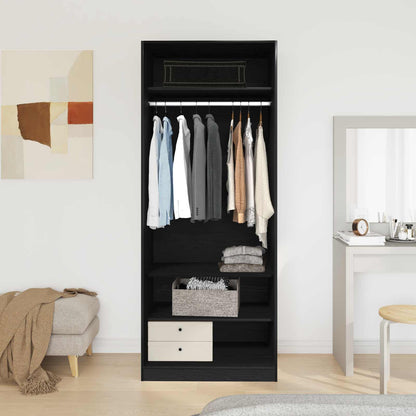 vidaXL Wardrobe Artisan Oak 80 x 50 x 200 cm Engineered Wood 4