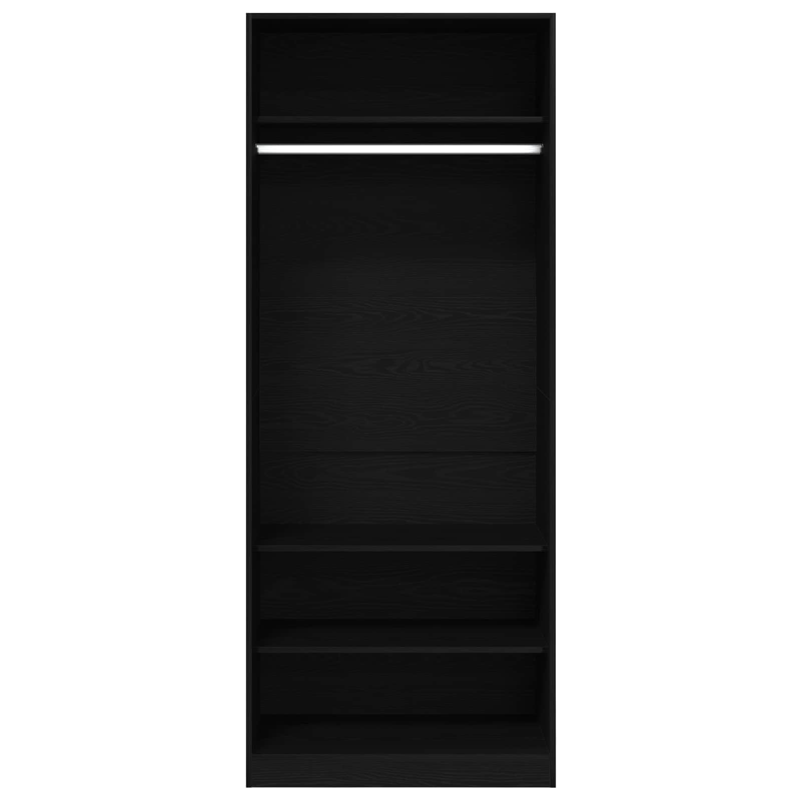 vidaXL Wardrobe Artisan Oak 80 x 50 x 200 cm Engineered Wood 2