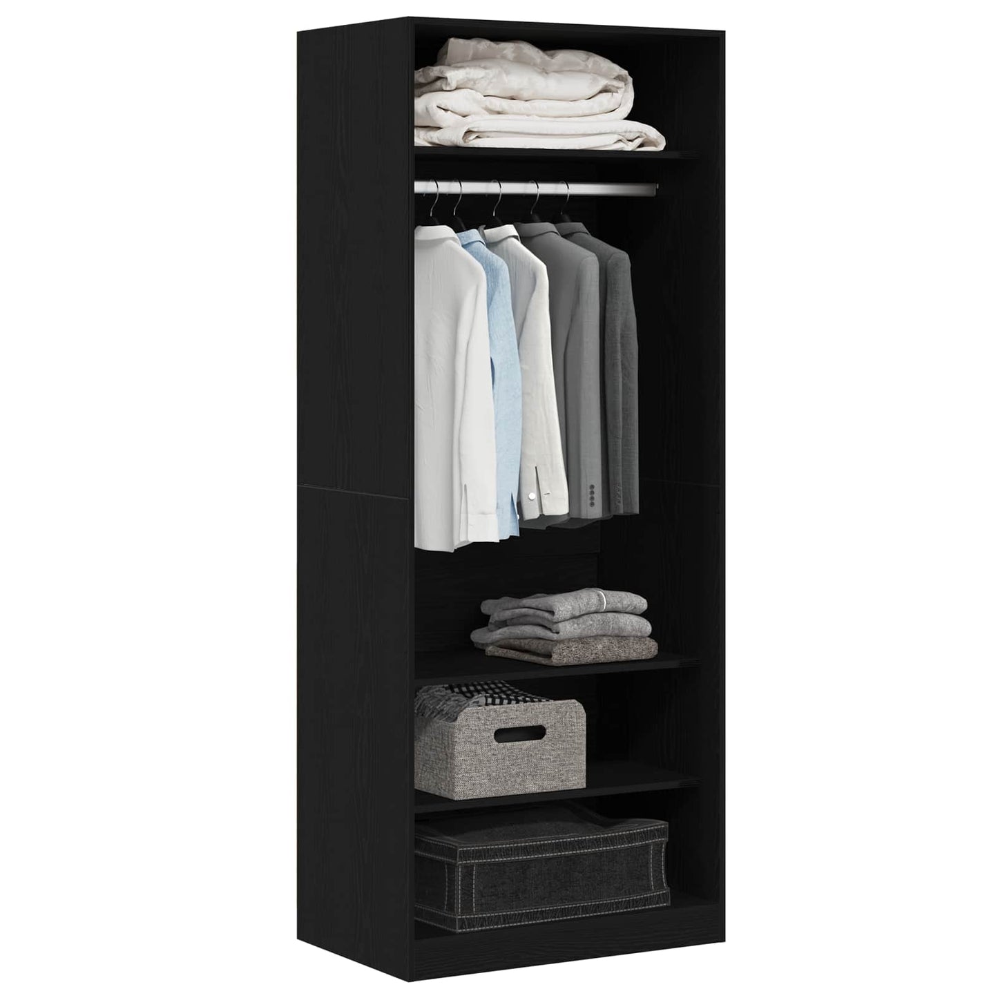 vidaXL Wardrobe Artisan Oak 80 x 50 x 200 cm Engineered Wood 3