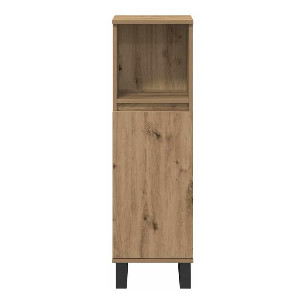 3 Piece Bathroom Furniture Set Engineered Wood Artisan oak