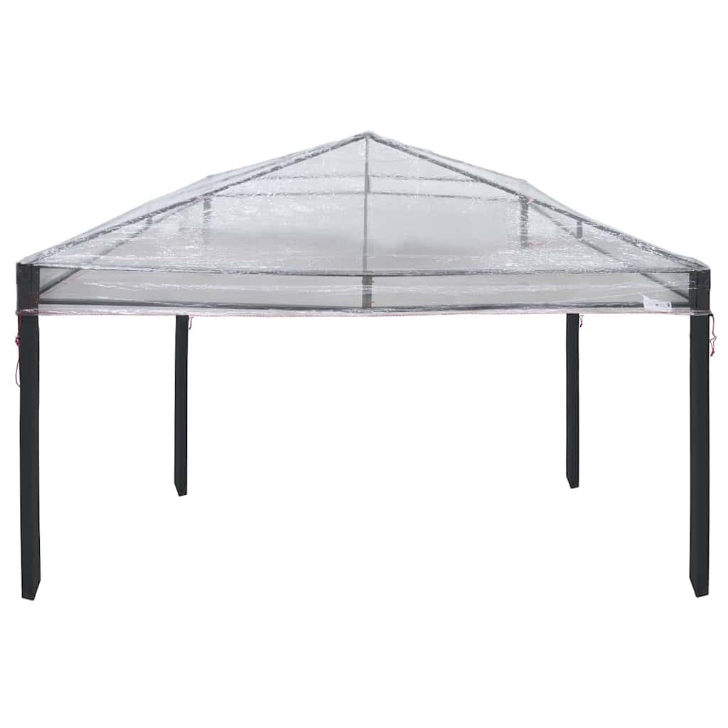 vidaXL Gazebo Cover Replacement 300 x 300 x 26 cm Transparent PVC 6