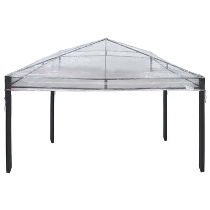 vidaXL Gazebo Cover Replacement 300 x 300 x 26 cm Transparent PVC 6