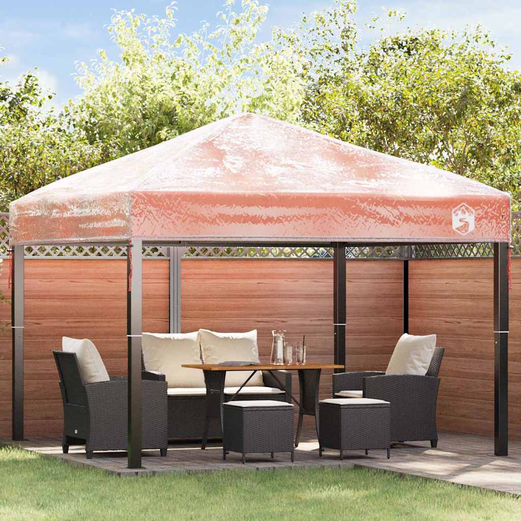 vidaXL Gazebo Cover Replacement 300 x 300 x 26 cm Transparent PVC 1