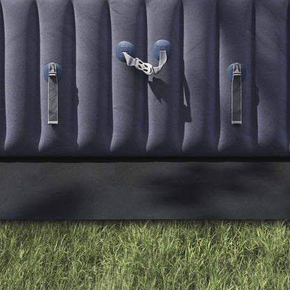 vidaXL Pool Ground Sheet 750 x 372 x 0.1 cm Rectangular Black 4