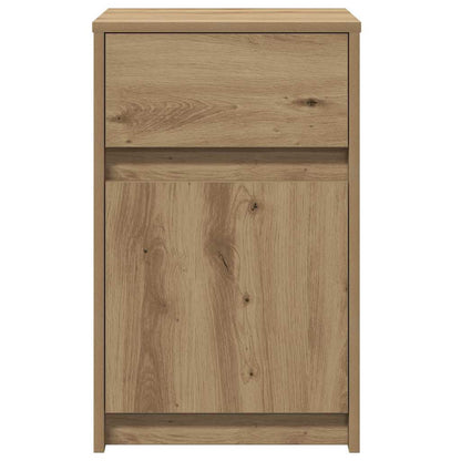 vidaXL LED Bedside Cabinet Artisan oak 38 x 34 x 61 cm Engineered wood 6