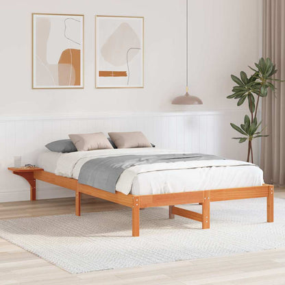 vidaXL Bed Frame Solid Pine Wood Length 190 cm
