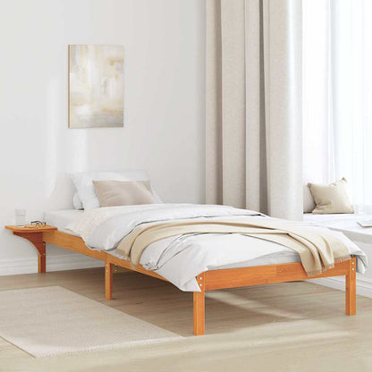 vidaXL Bed Frame Solid Pine Wood Length 190 cm