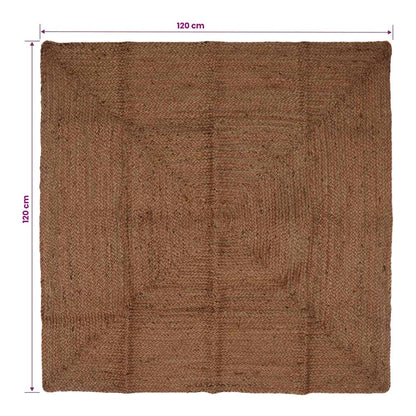 Area Rug Grey Jute