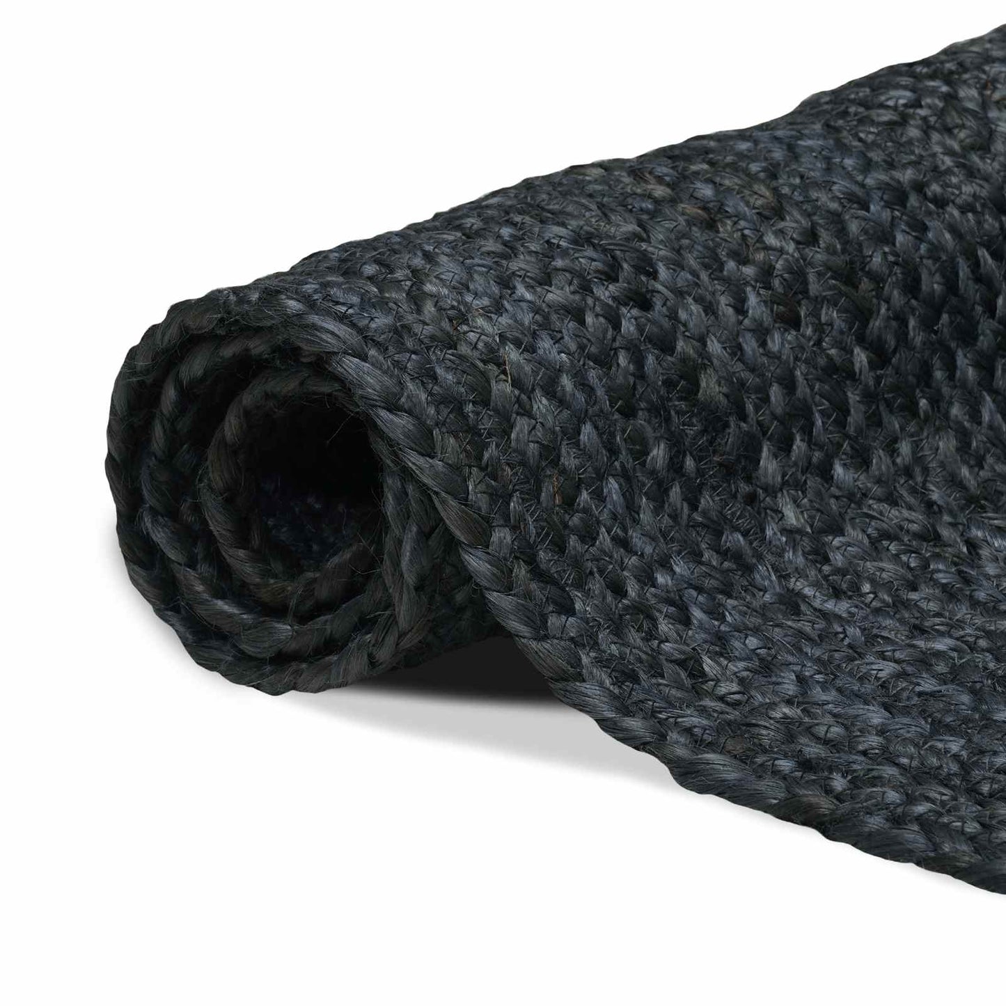 vidaXL Area Rug Dark Grey 60 x 250 cm Jute 2