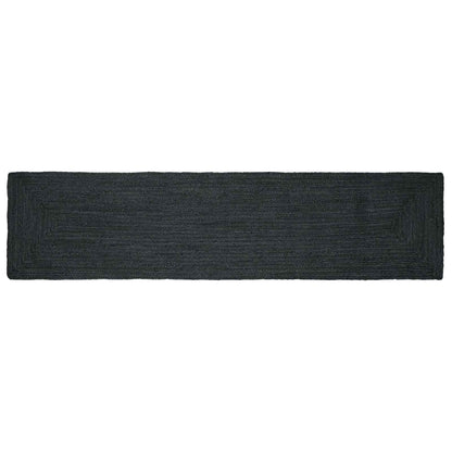 vidaXL Area Rug Dark Grey 60 x 250 cm Jute 1