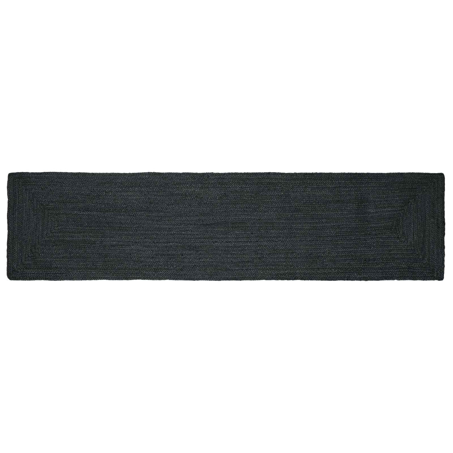 vidaXL Area Rug Dark Grey 60 x 300 cm Jute 1
