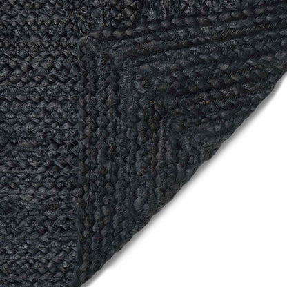 vidaXL Area Rug Dark Grey 80 x 200 cm Jute 4