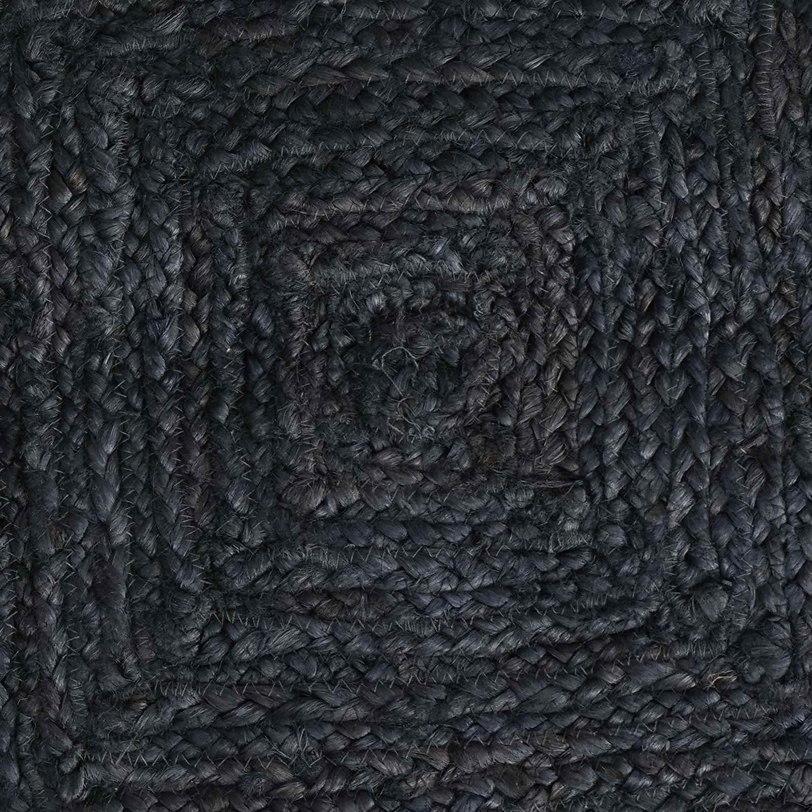 vidaXL Area Rug Dark Grey 100 x 200 cm Jute 6