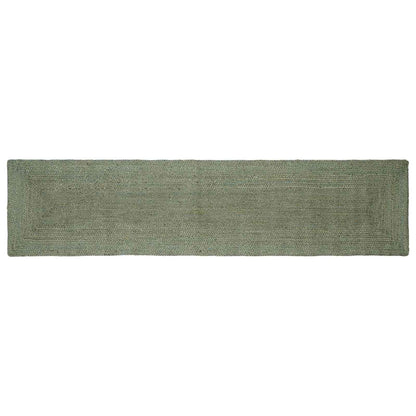 vidaXL Area Rug Olive Green 60 x 300 cm Jute 1