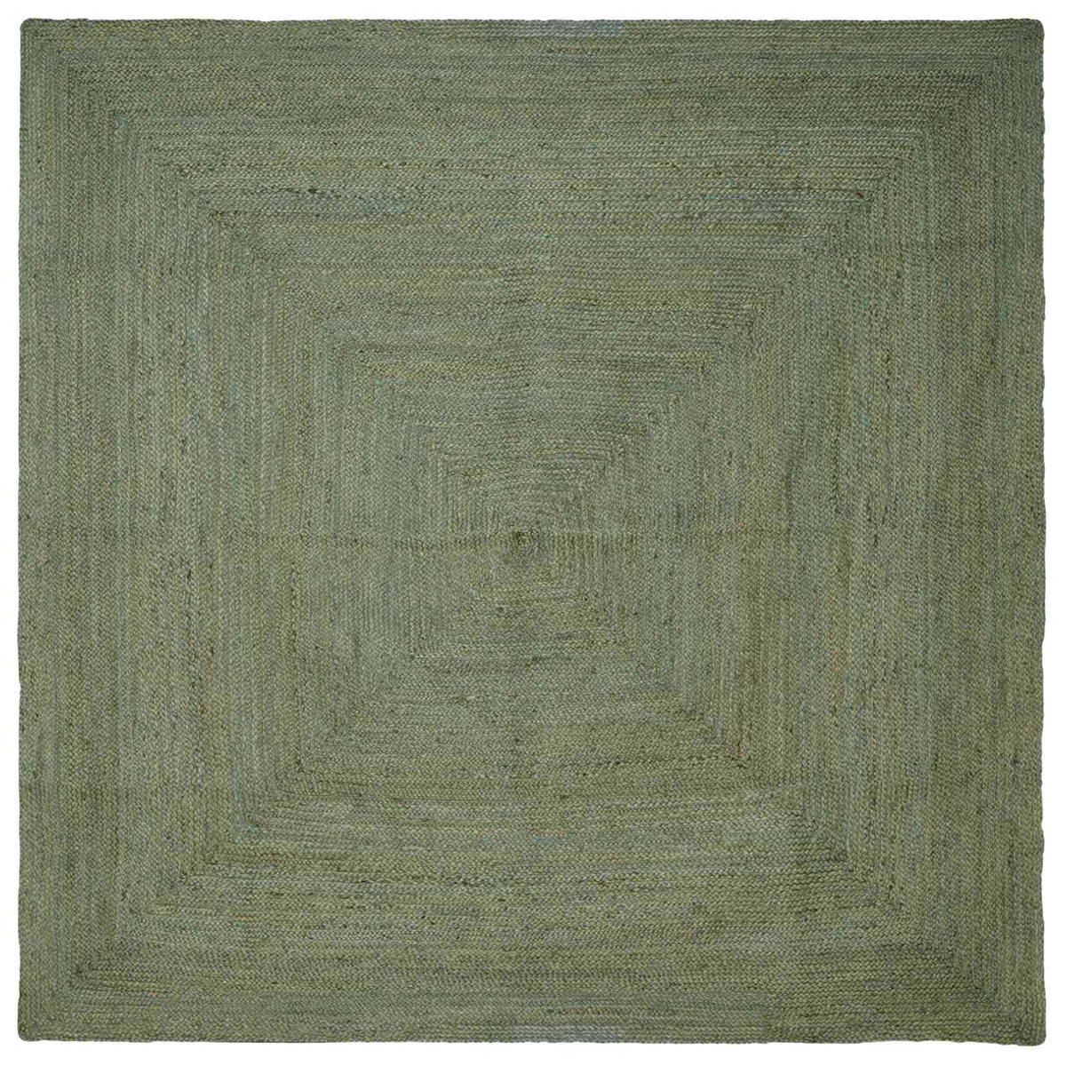 vidaXL Area Rug Jute Olive Green