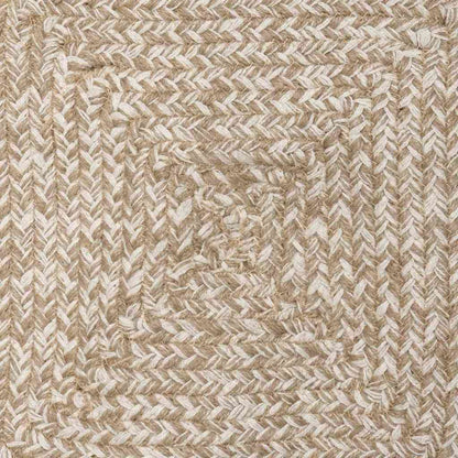 vidaXL Area Rug Natural and White 120 x 170 cm Jute 4