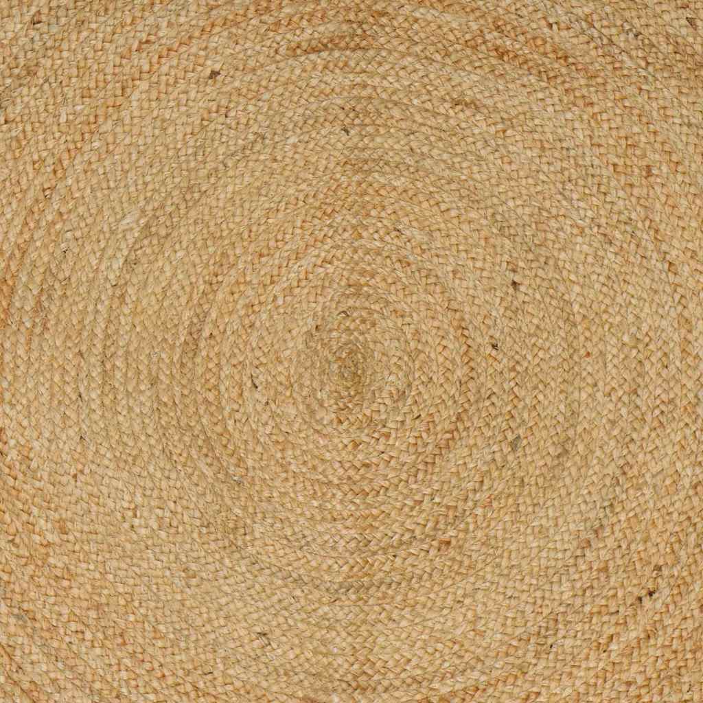 vidaXL Area Rugs Natural 120 x 120 cm Jute 3