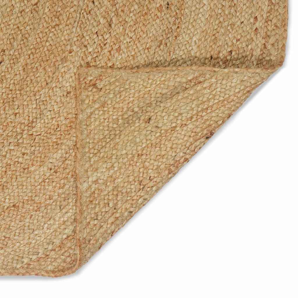 vidaXL Area Rugs Natural 120 x 120 cm Jute 4