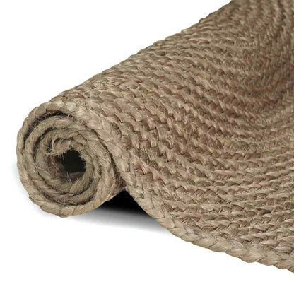 vidaXL Area Rugs Grey 60 x 250 cm Jute 3