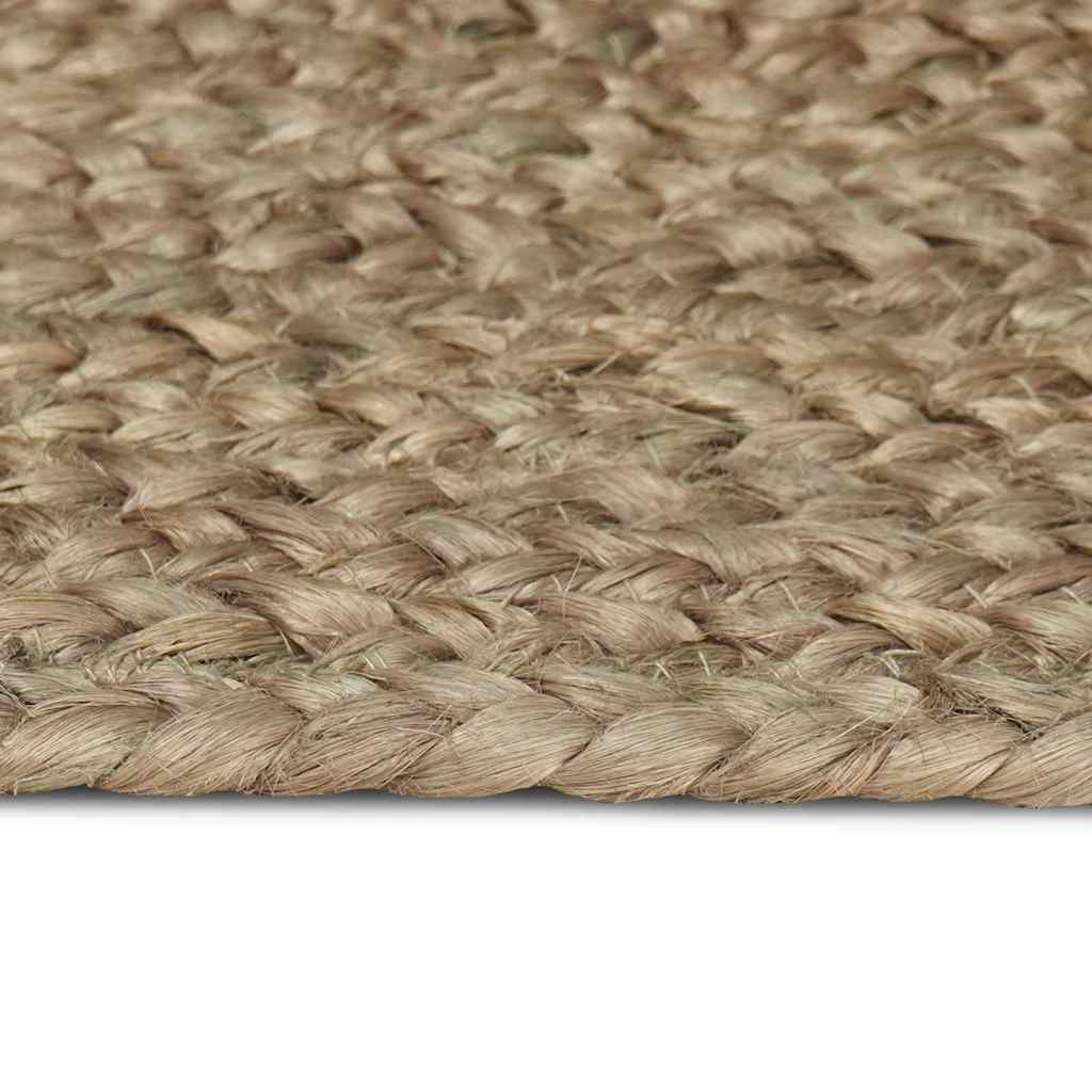 vidaXL Area Rug Grey 80 x 250 cm Jute 5