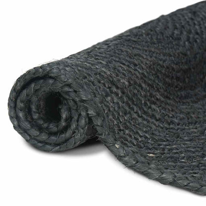 vidaXL Area Rugs Dark Grey 60 x 110 cm Jute 3