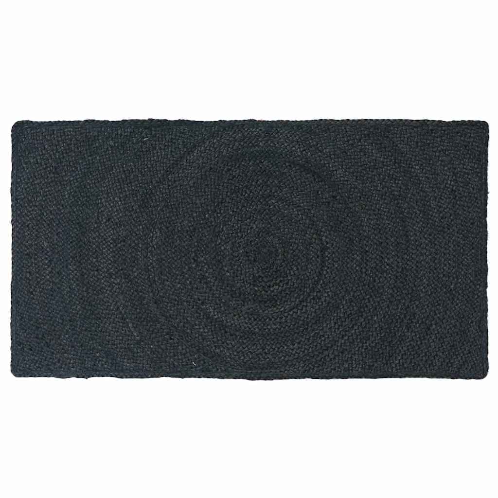 vidaXL Area Rugs Dark Grey 60 x 110 cm Jute 1