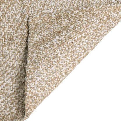 vidaXL Area Rug Natural and White 80 x 250 cm Jute 5