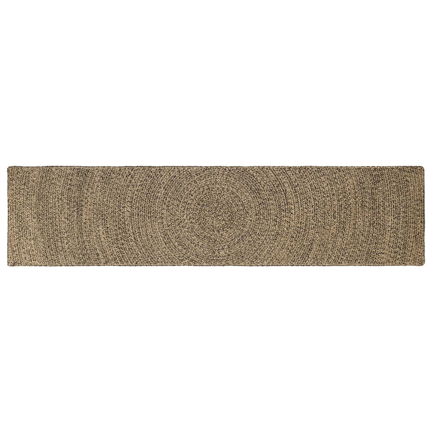 vidaXL Area Rug Natural and Black 60 x 300 cm Jute 1
