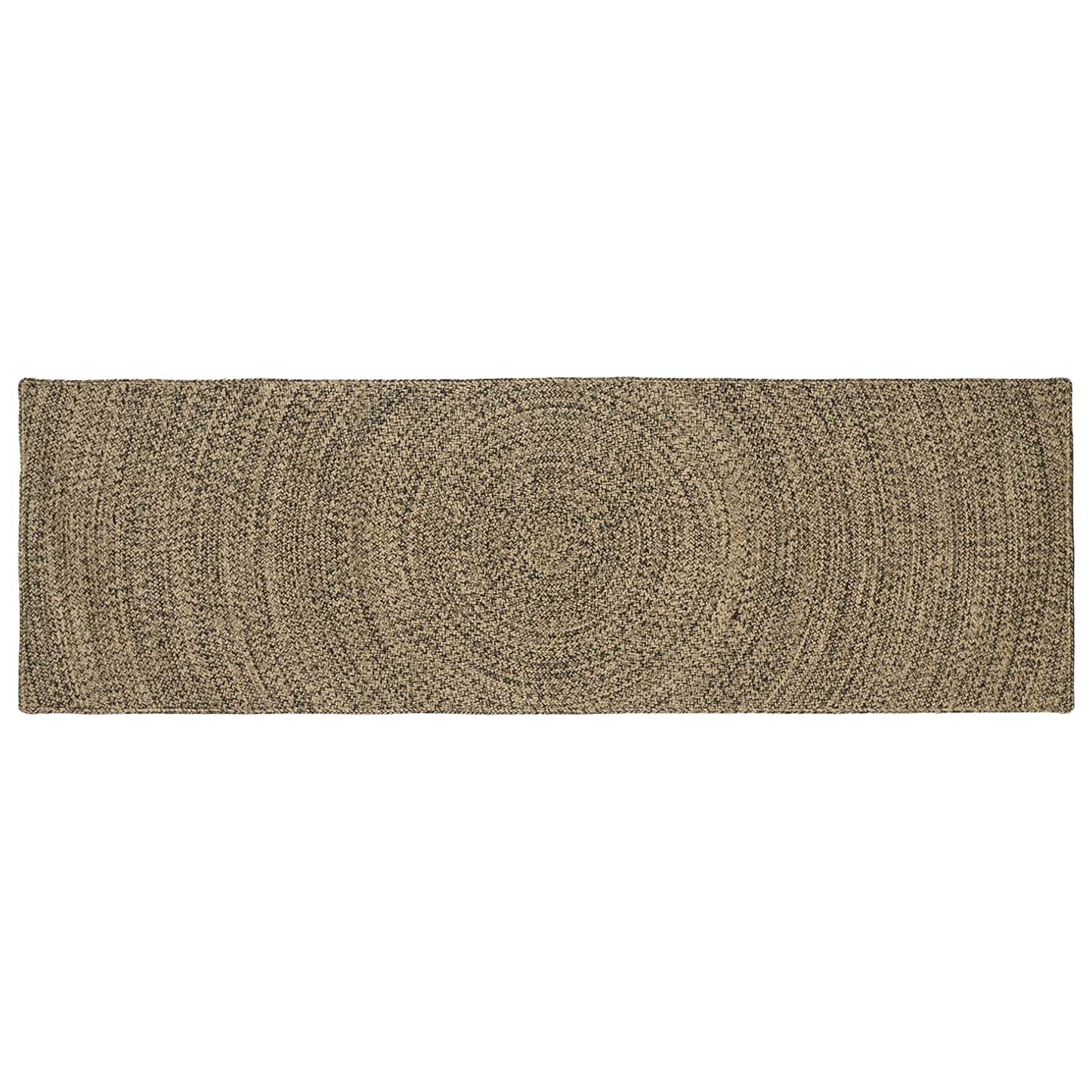 vidaXL Area Rug Natural and Black 80 x 250 cm Jute 1