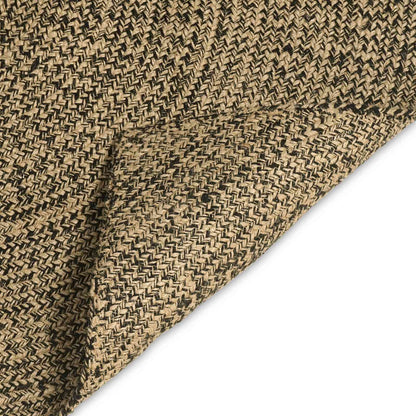 vidaXL Area Rug Natural and Black 120 x 170 cm Jute 4