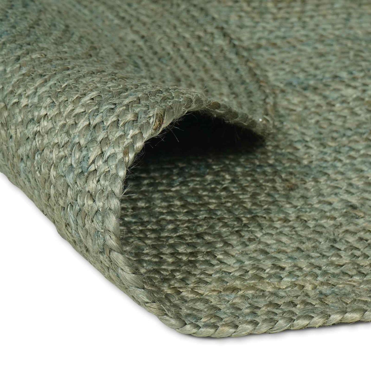 vidaXL Area Rugs Olive Green 100 x 152 cm Jute 2