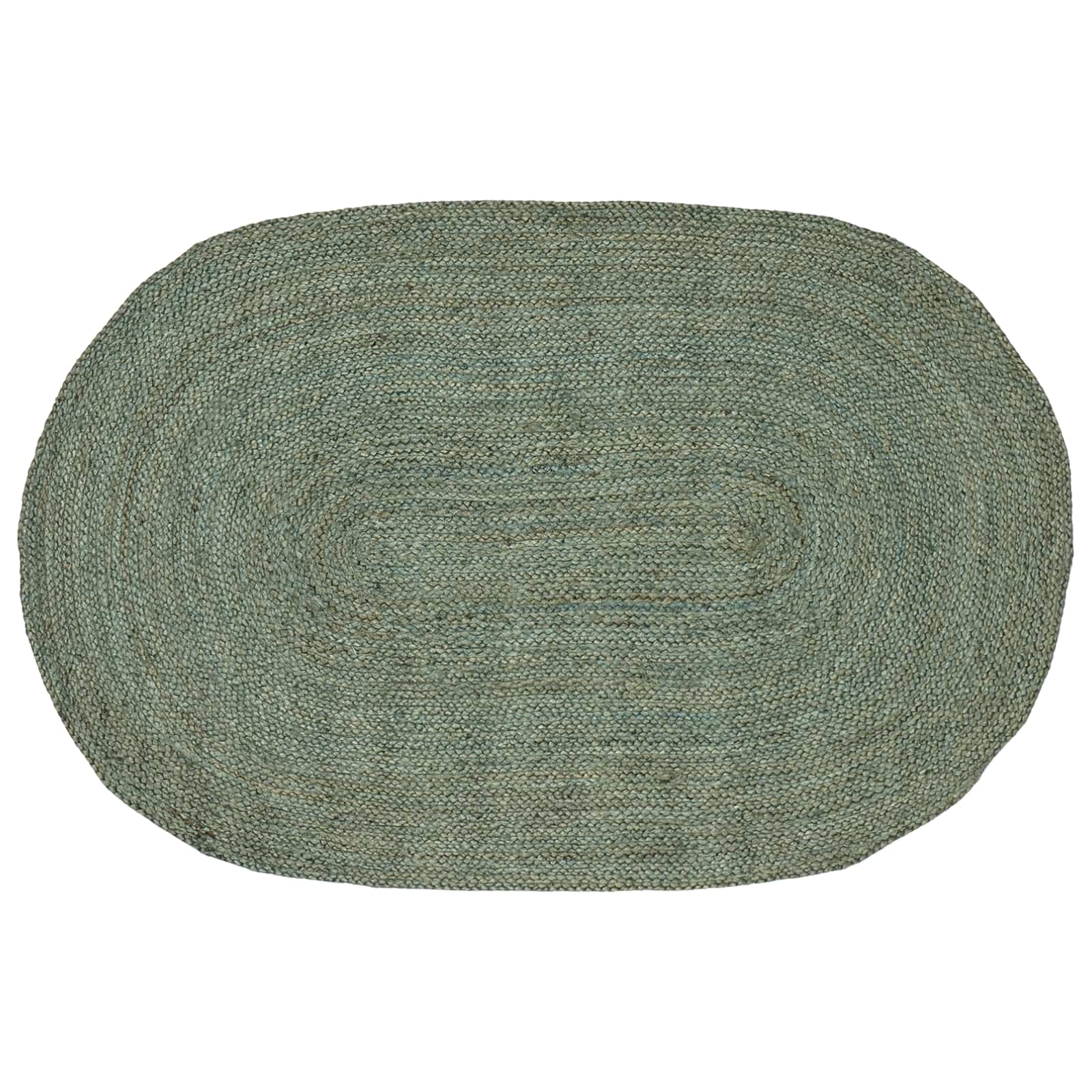 vidaXL Area Rugs Olive Green 100 x 152 cm Jute 1