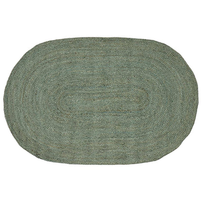 vidaXL Area Rugs Olive Green 100 x 152 cm Jute 1
