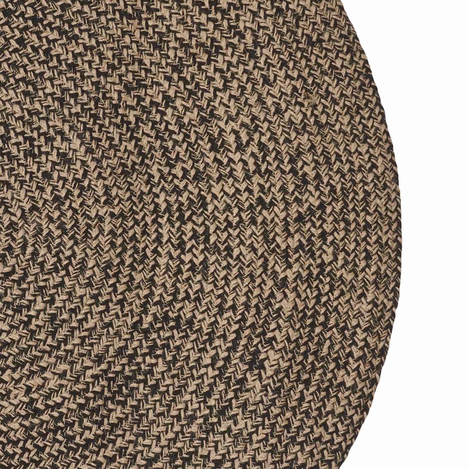 vidaXL Area Rugs Black 122 x 183 cm Jute 3