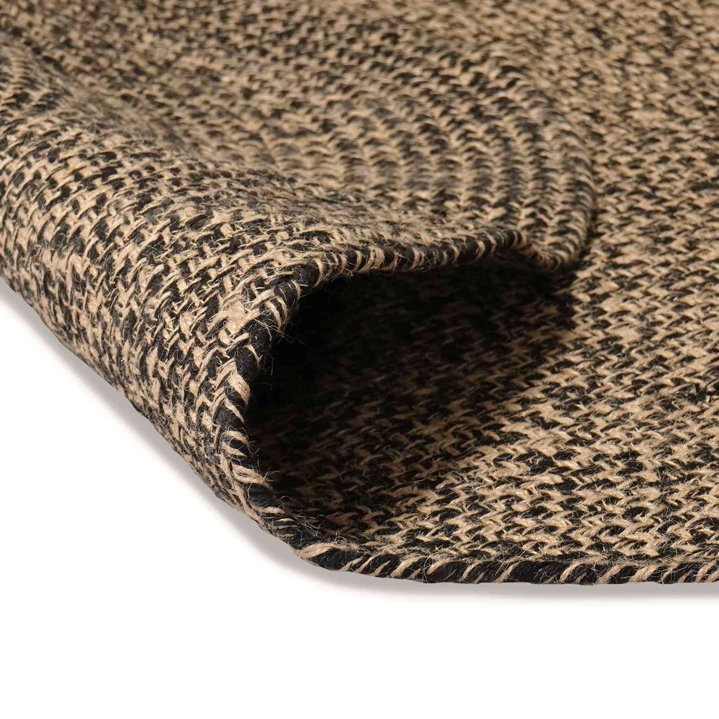 vidaXL Area Rugs Black 122 x 183 cm Jute 4