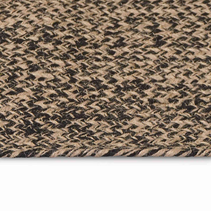 vidaXL Area Rugs Black 122 x 183 cm Jute 5