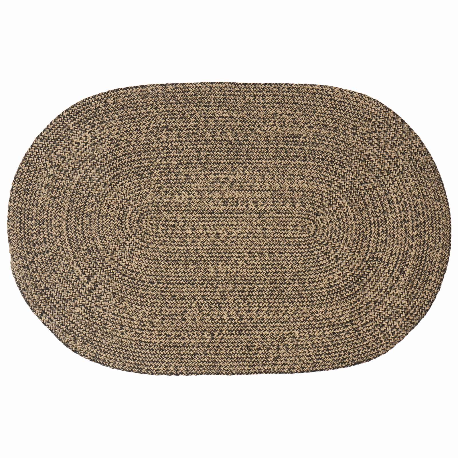 vidaXL Area Rugs Black 122 x 183 cm Jute 1