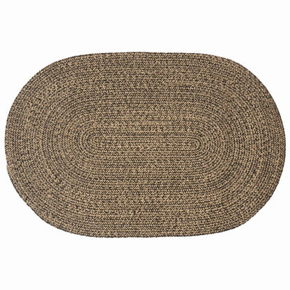 vidaXL Area Rugs Black 122 x 183 cm Jute 1