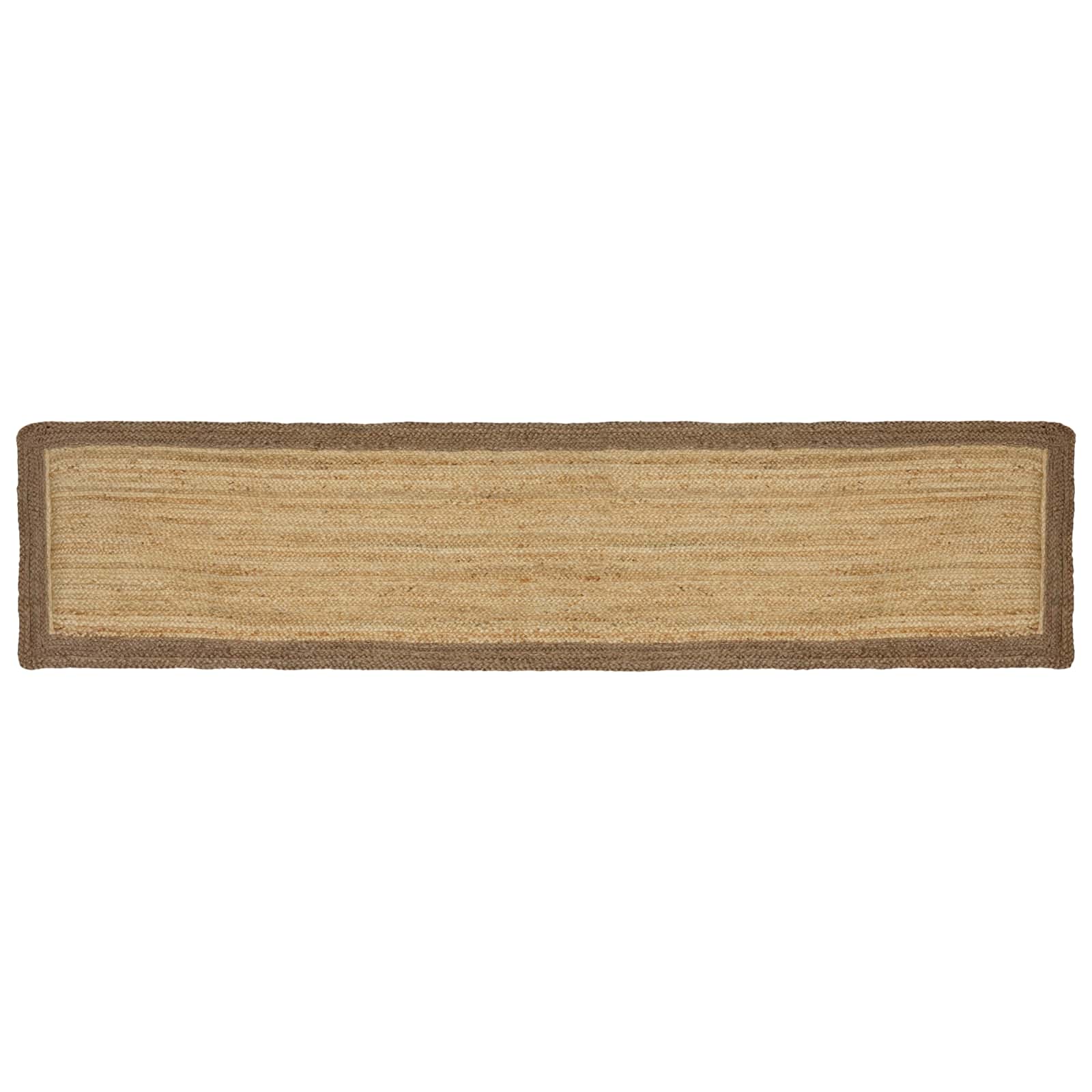 vidaXL Area Rug Grey 60 x 250 cm Jute 1
