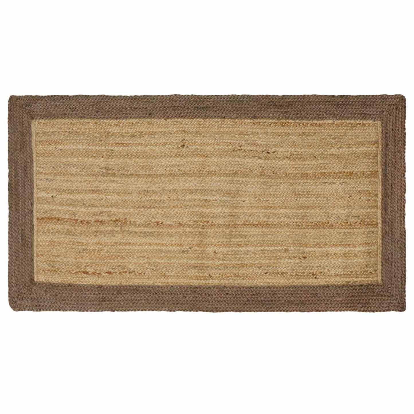 vidaXL Area Rug Grey 100 x 200 cm Jute 1
