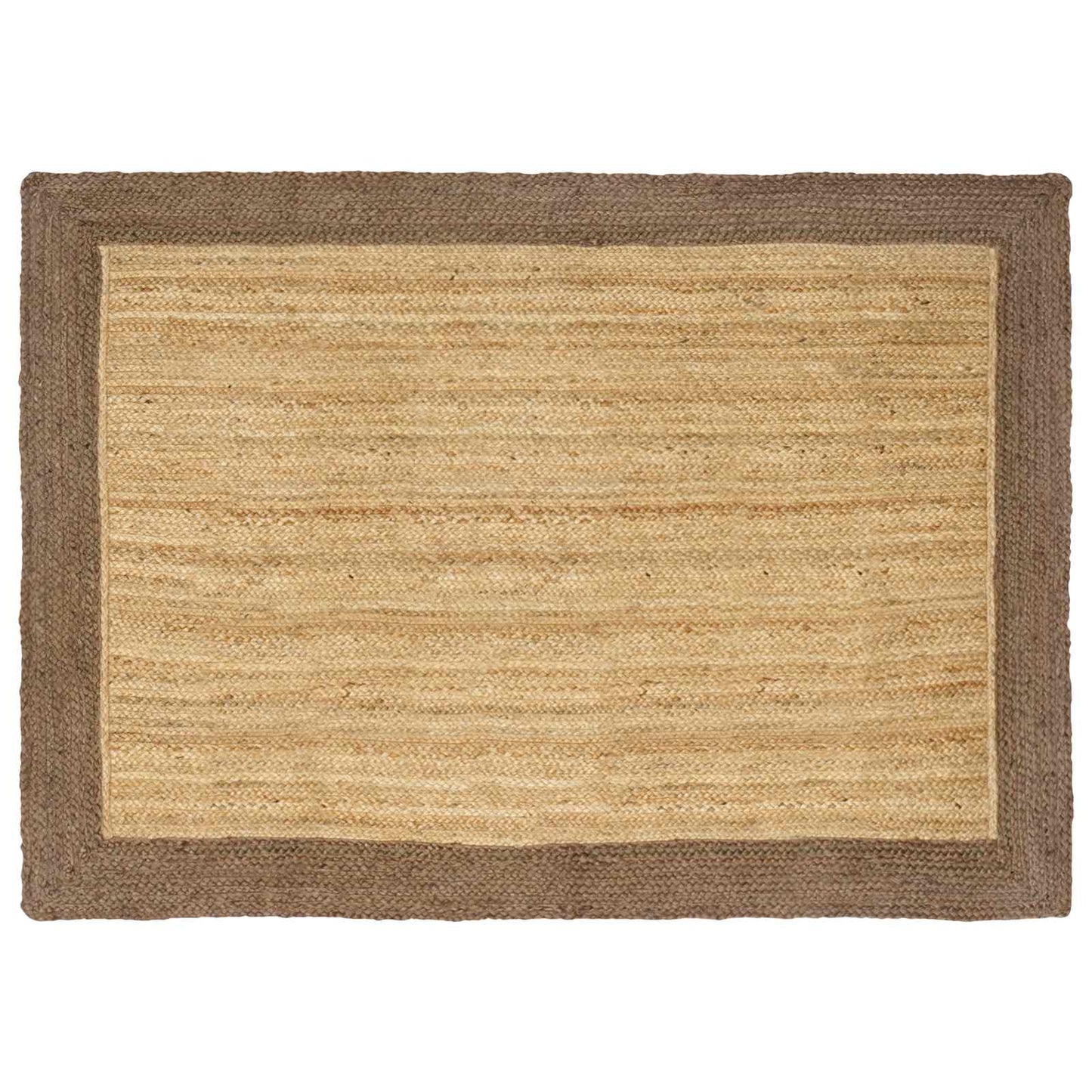 vidaXL Area Rug Grey 120 x 170 cm Jute 1