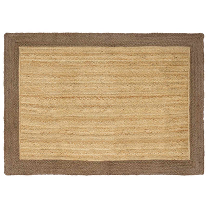 vidaXL Area Rug Grey 120 x 170 cm Jute 1