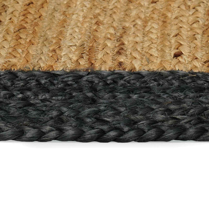 vidaXL Area Rug Dark Grey 60 x 250 cm Jute 5