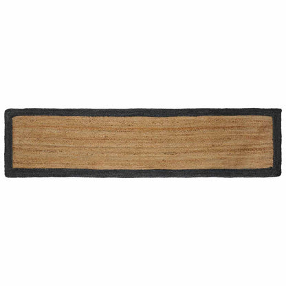 vidaXL Area Rug Dark Grey 60 x 250 cm Jute 1