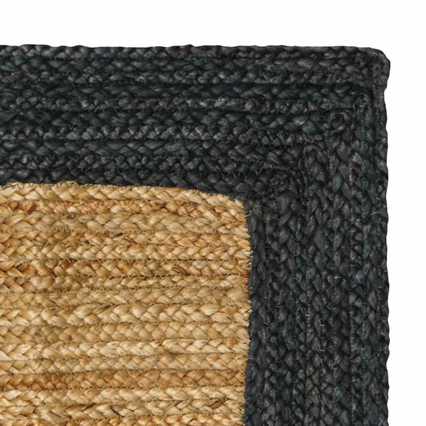 vidaXL Area Rug Dark Grey 80 x 200 cm Jute 2