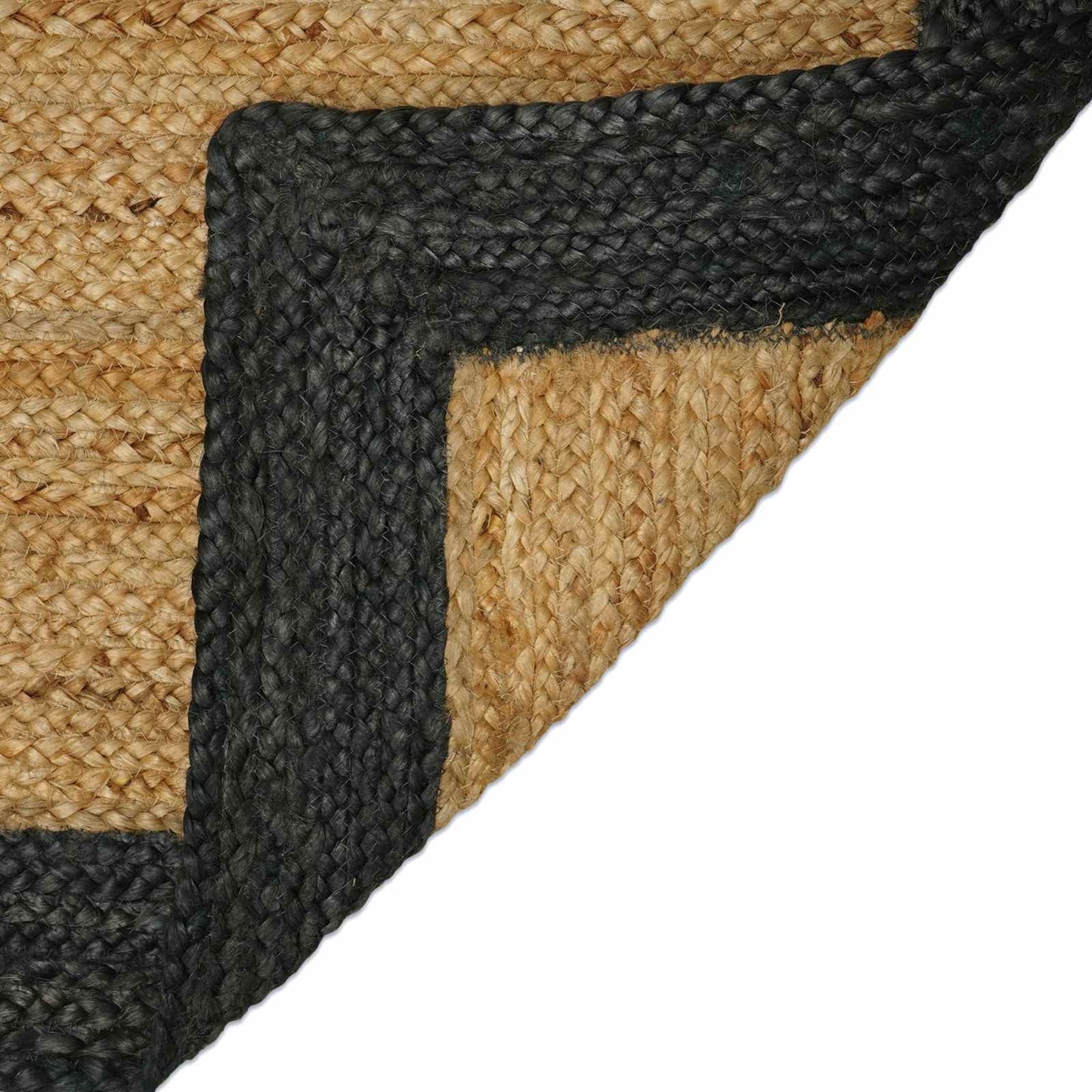 vidaXL Area Rug Dark Grey 80 x 200 cm Jute 4
