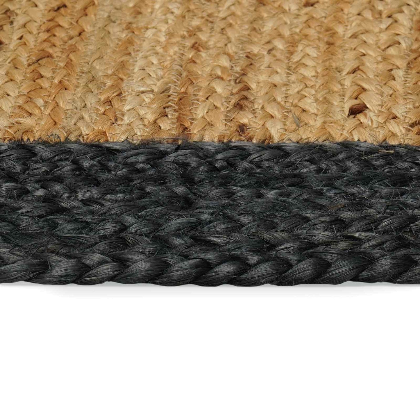 vidaXL Area Rug Dark Grey 80 x 200 cm Jute 5