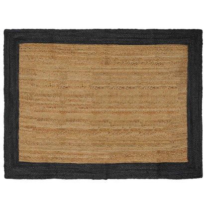 vidaXL Area Rug Dark Grey 120 x 170 cm Jute 1